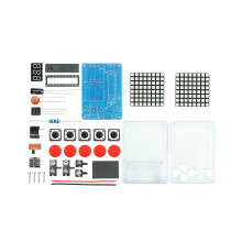 Pixel game console production kit, retro classic game console, DIY soldering training kit, A