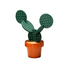 Kaktus-Untersetzer-Set, 6-teilig, lustige Untersetzer, Kaktus-Geschenkidee mit Blumentopfhalter für