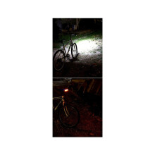 Concentrated 4800 mA bicycle headlight, high-brightness bicycle light, mountain bike charging bike LED