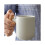 Ceramic teacup with lid and filter, large capacity, wooden handle, coffee cup, tea-water separation, 4