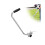 Ergonomic trimmer handle, string trimmer handle, weed eater handle extension with mounting clamp, lawn trimmer handle 2