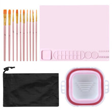 Silikon-Malmatte, Silikon-Kunstmatte, Silikon-Kunstmatte mit Becher