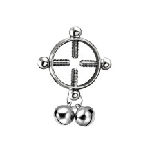 Modeschmuck für Piercings, Damen-Brustpiercing, Nagel-Schraub-Glockenanhänger, Fake-Nippelring, Schmuck