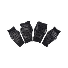 Kinder Schutz Ausrüstung Satz Weiche Schützer für Kind Ellbogen Schützer Knie Schützer für Laufrad Skateboard Inline Roller Skate Scooter,S