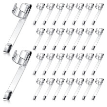 Metal pencil clips for sliding onto pencil case clips, snap-in type, 60 pieces