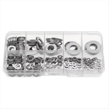 180 pieces stainless steel washers M2 2.5 3 4 5 6 8 10 flat