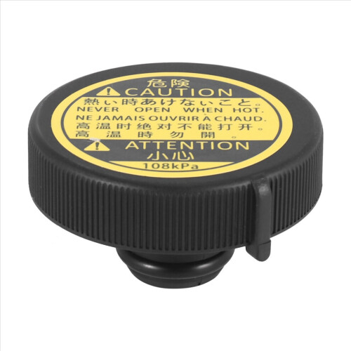Coolant overflow tank lid for