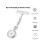 Nurse's watch, quartz movement with brooch pin 2