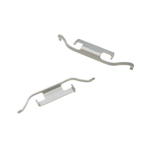 For E30 E32 E34 E36 Z3 E46 ATE set with 2 rear brake pads and retaining clips 1