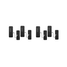 Refrigerator lock (4-pack), robust combination refrigerator lock, child safety lock, cabinet lock, strong, non-marking adhesive