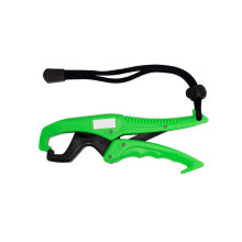 Plastic clip, fish clip controller, fish catcher, fish lifter, fishing equipment with slip rope, 25 cm, green