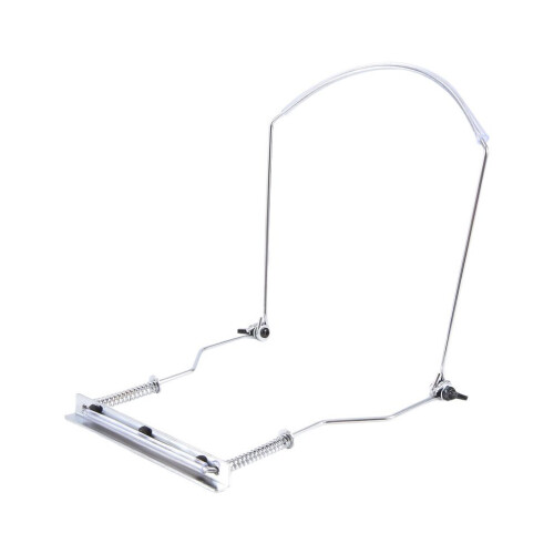 Harmonica Neck Holder 10 Holes Blues Harp Harmonica Stand Harmonic Rack - Silver