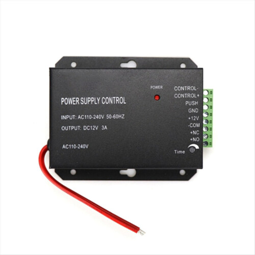 Access control power supply, black, 3 A