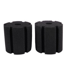 2x Vervangende sponsfilters voor XY-380 Zwart