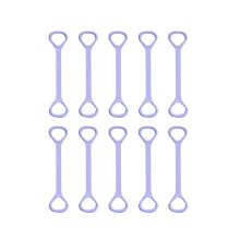 Purple Yoga Figure Eight Stretcher Open Back Fitness Women's Stretch Elastic Belt Open Shoulder Beauty Back Artifact