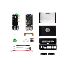 Multifunctional all-in-one mini computer kit for Raspberry Pi 5, aluminum alloy case for PCIe adapter B