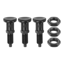 3 Stück Push Fit Kugelkopf-Federstößel M10x1 Gewinde 5mm Stiftdurchmesser.