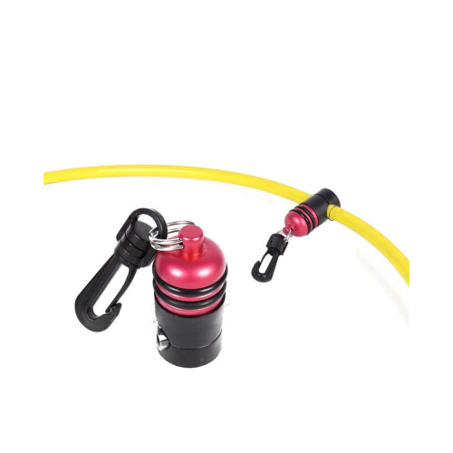 Diving regulator hose holder, second stage, octopus retaining clip clamp, magnetic adjustable hose and 1
