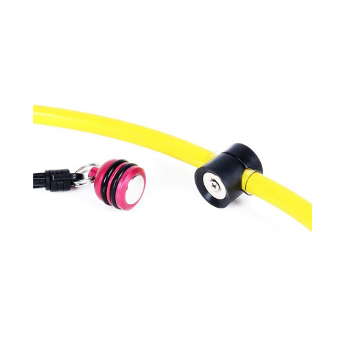 Diving regulator hose holder, second stage, octopus retaining clip clamp, magnetic adjustable hose and 2