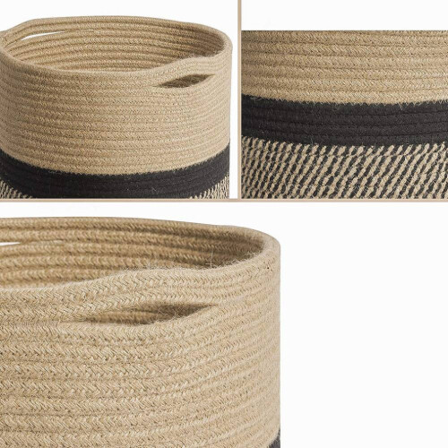 Storage cubes, organizer baskets, plant pot covers, woven planter baskets, laundry baskets with handles, 2