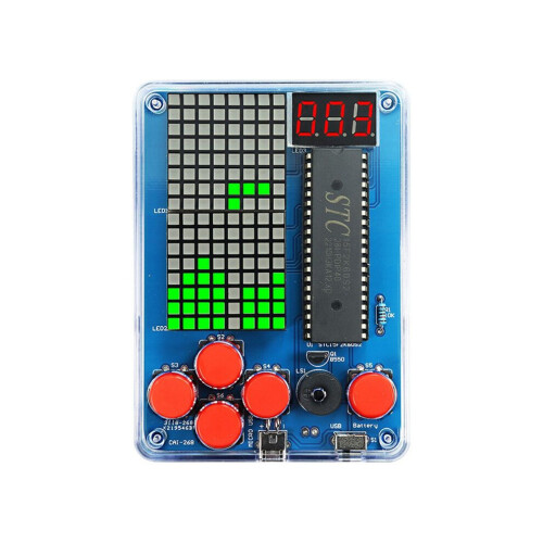 Pixel game console production kit, retro classic game console, DIY soldering training kit, A 2