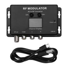 M60 Modulator AV naar Converter UHF Modulator Signaalomvormer