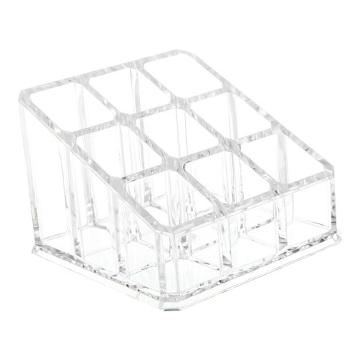 Make-9 Lipstick Acrylic Storage Display Stand Box Rack Holder Organizer