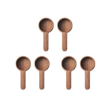 Wooden measuring spoon set, measuring spoons for tea, coffee, sugar, spices, measuring tools, 6 pieces