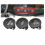 OFF/Rest/Max Climate Control Panel Switch Buttons Air Conditioning Button Repair Cap for - 5 Series E60 E61 2