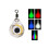 LED-Locklicht in Augenform, leuchtende Fischlampe, Köder, Tiefseeköder, farbenfroher Unterwasser-Tintenfischköder, 2
