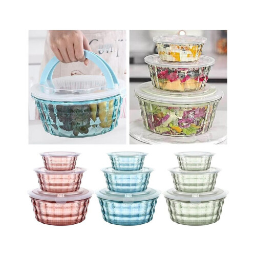 Plastic fruit crate, fruit container with terrine tray, transparent plastic container, plastic container, 1