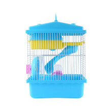 Bur för hamsterhus med transparent takfönster - Dubbelskiktat hus för gyllene hamster