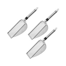 Pet cleaning tools, metal cat litter scoop, stainless steel, sturdy handle, scoop for pet feces