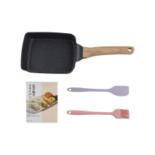Sartén para tamagoyaki, antiadherente, sartén para tortilla japonesa, sartén para rollitos de primavera,