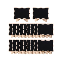 Chalkboard Signs, Pack of 20 Small Chalkboards for Weddings, Birthday Parties, Message Board Signs and Event Decorations