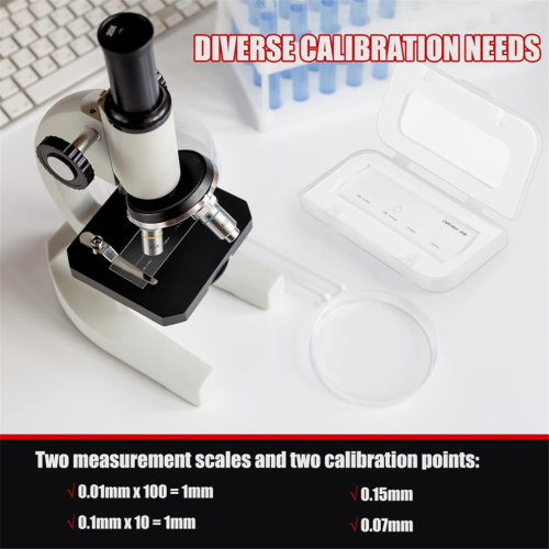 0.01 mm microscope calibration slider, calibration camera ruler 2