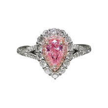 Pink rings, luxury rings for women, anniversary accessories No. 8