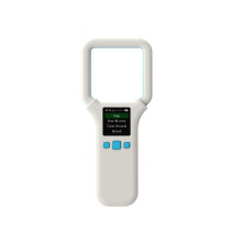 RFID reader for animals, 134.2 kHz/125 kHz, pet ID scanner, animal tag reader, handheld mini scanner for dogs, cats, horses, A