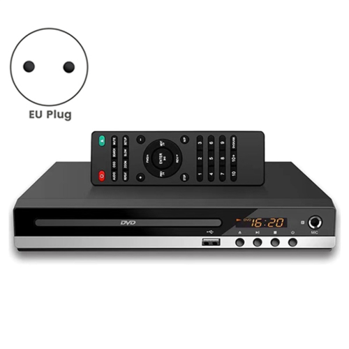DVD player box for CD disc player, AV output, MIC port, EU plug 1