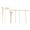 Mini bamboo rake tool set, for spiritual peace meditation 1