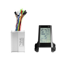 S830 Elektrofahrrad LCD-Display Armaturenbrett SM5+2PIN+20A 36V/48V Sinus-Controller für Mountainbike-Modifikationskit