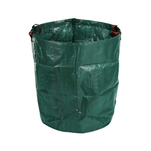 270L garden waste bag, large, strong, waterproof, reusable, foldable