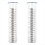 2 pieces plastic replacement tube for rain gauge 1