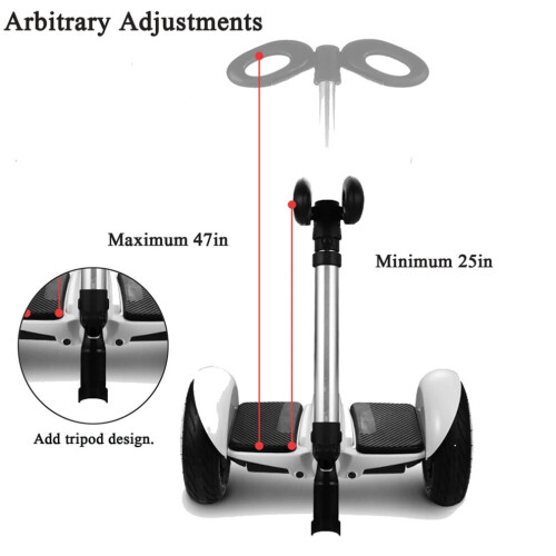 Handlebar suitable for MiniPRO MiniLITE hoverboard. Adjustable pressure grip with three-in-one function. 2