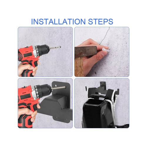 Backpack blower, wall mount, leaf blower, backpack blower, stand, sprayers, storage organizer, holder for lawn trimmer 2