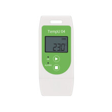 TempU04 USB-temperatuurdatalogger met een capaciteit van 32.000 meetpunten. Herbruikbare TEMP-datalogger.