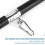 Multifunctional Adjustable LAT Pulldown Bar Cable Machine Attachment for Home Gym Bench Press Knee Bend Training 3
