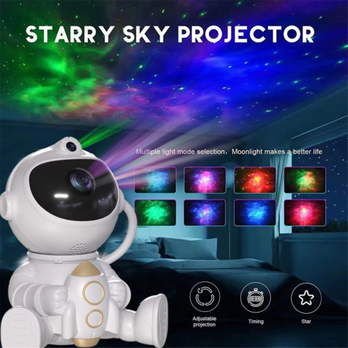 New LED Star Galaxy Projector Night Light Astronaut Projector Lamp 2