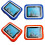 Multicolored silicone protective case for diving computer watches, dustproof, scratch- and drop-resistant shell, orange color 2