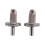 Roller Saddle Bridge with Post and Wrench for Electric Guitar, Silver 3